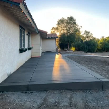 Driveway side return 2