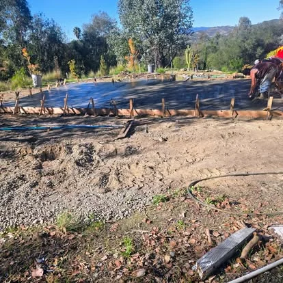 Formwork long run hillside