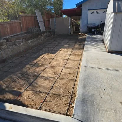 Garage approach rebar