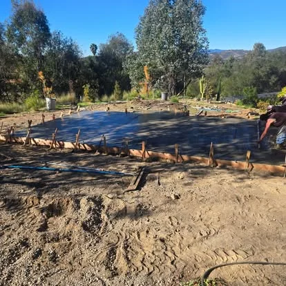 Subgrade cut trench