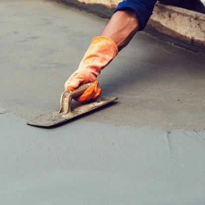 Trowel hand finish